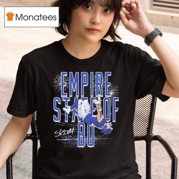 Cam Skattebo Empire State Of Bo New York Giants Football T Shirt
