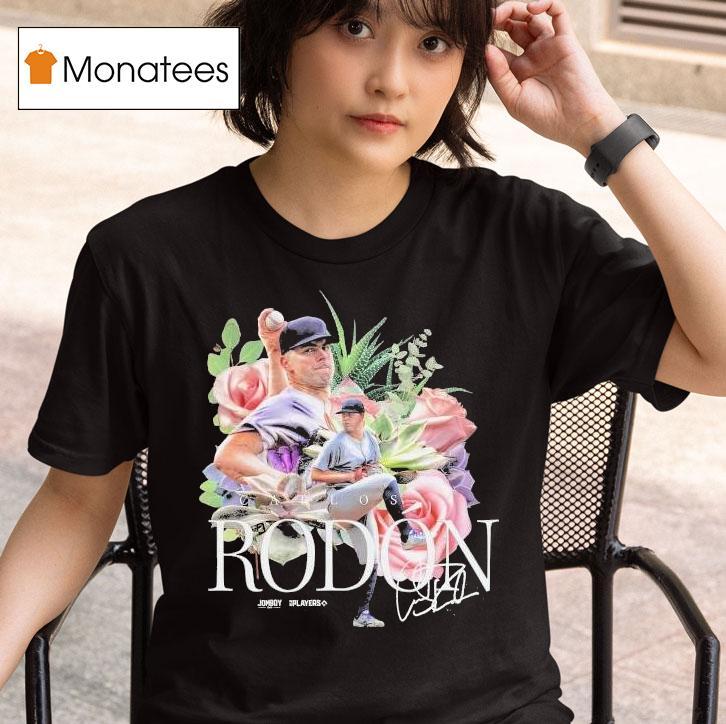  Carlos Rodon New York Yankees Floral T Shirt
