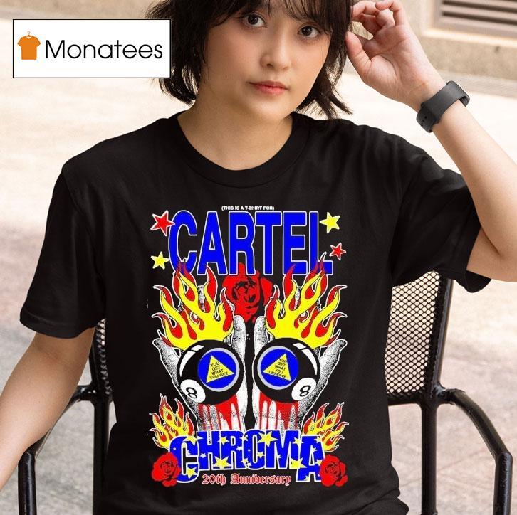  Cartel X Double Wonderful Chroma Th Anniversary Date Tour Magic Ball   T Shirt
