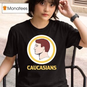 Caucasians Style Washington Commanders Logo Parody T Shirt