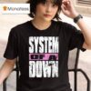 Chicago System Of A Down Soldier Field Tour T Shirt