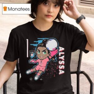 Chicago Stars Alyssa Naeher Caricature T Shirt