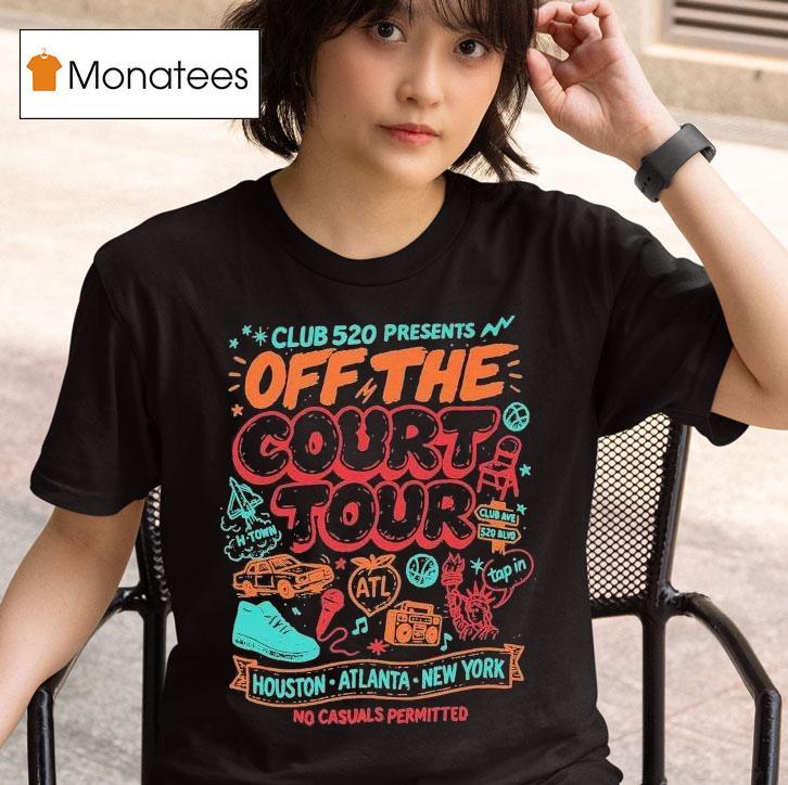  Club  Off The Court Tour  No Casuals Permitted T Shirt