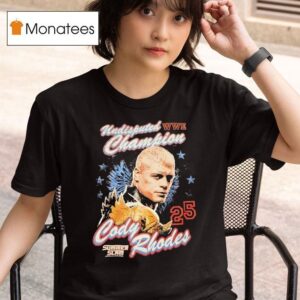 Cody Rhodes Summerslam Undisputed Wwe Champion T Shirt