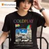 Coldplay Music Of The Sphere London Uk Aug And Sept Tour T Shirt