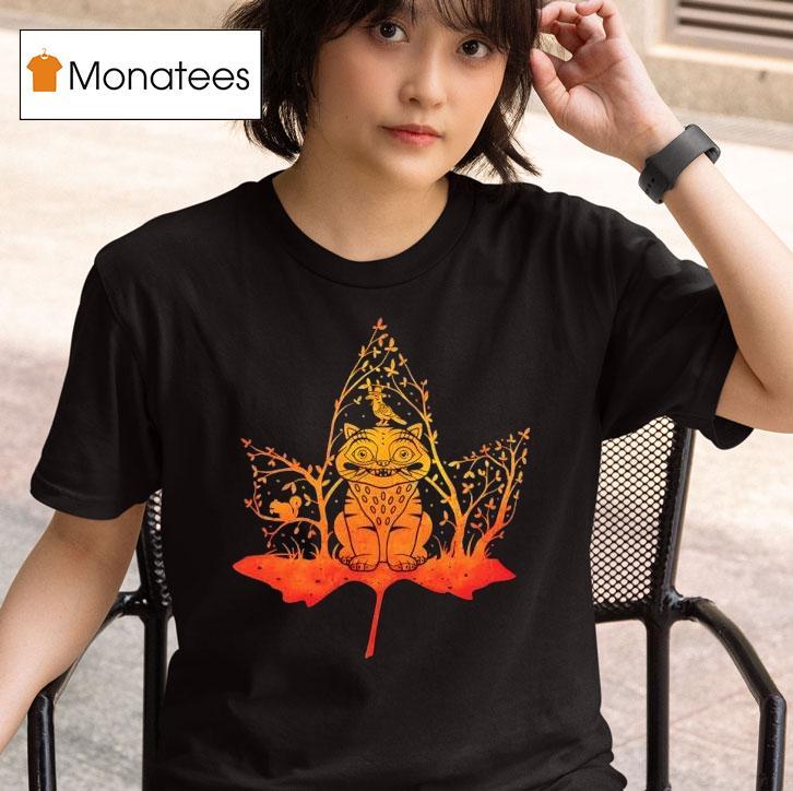  Derpy Tiger And Sussy From Kpop Demon Hunters In A Fall Leaf Design T Shirt