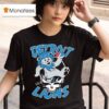 Detroit Lions Nfl X Grateful Dead Bear T Shirt