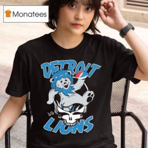 Detroit Lions Nfl X Grateful Dead Bear T Shirt