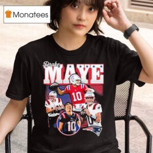 Drake Maye New England Patriots Notorious T Shirt