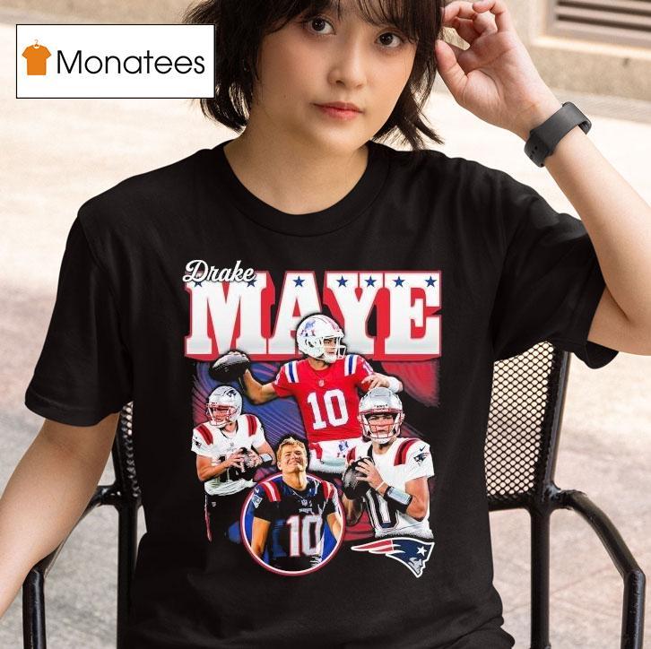  Drake Maye New England Patriots Notorious T Shirt