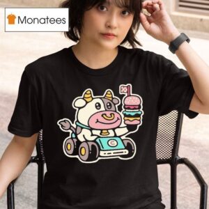 Drew Wise Fast Food Cow T Shirt