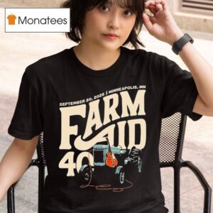Farm Aid Sep Minneapolis Event Guitar T Shirt