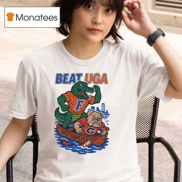 Florida Gators Beat Uga Georgia Bulldogs Okefenokee T Shirt