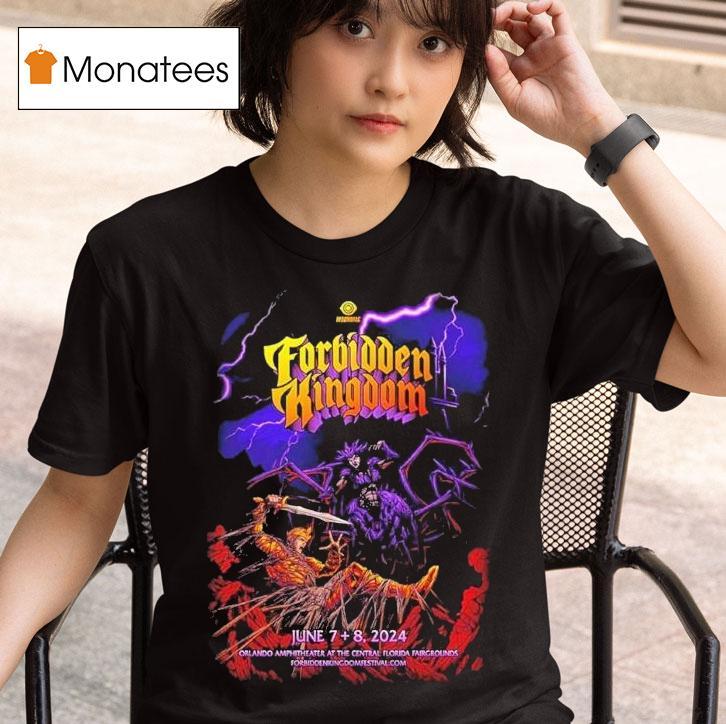  Forbidden Kingdom Spider Zone Orlando T Shirt