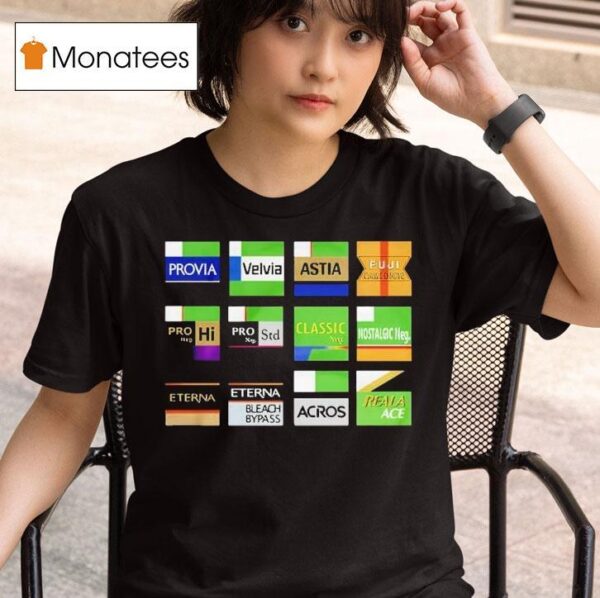 Fujifilm Years Of Mch Film Simulations T Shirt