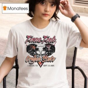 Gameday Showdown Texas Tech Red Raiders Vs Oregon State Beavers Football T Shirt