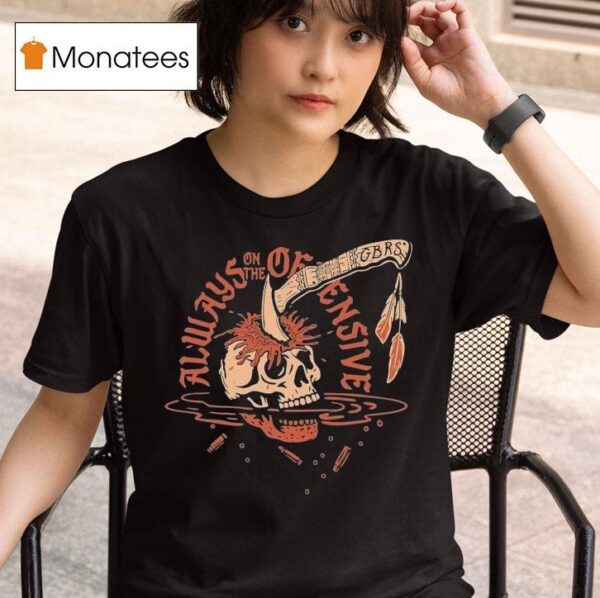 Gbrs Group Always On The Offensive War Crimes Skull T Shirt