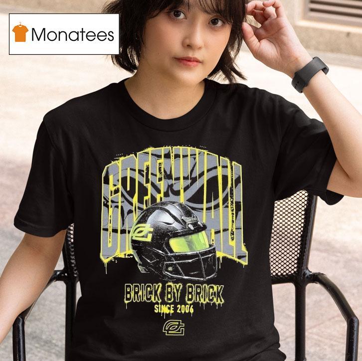 Greenwall Brick By Brick Since   Helmet Optic Day T Shirt