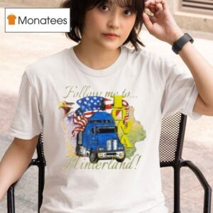 Hinterland Iowa Follow Me To New York Sunshine Semi T Shirt