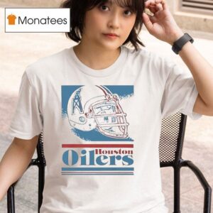 Houston Oilers Football Helme T Shirt