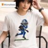Jahmyr Gibbs Detroit Lions Fooyball Cartoon T Shirt
