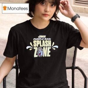 Jmu James Madison Dukes Purple Rain Splash Zone T Shirt