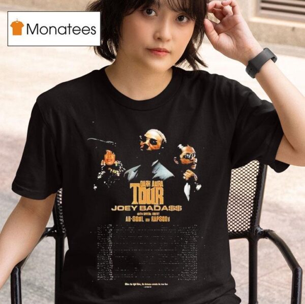 Joey Bada Tour Dates In North America Dark Aura T Shirt