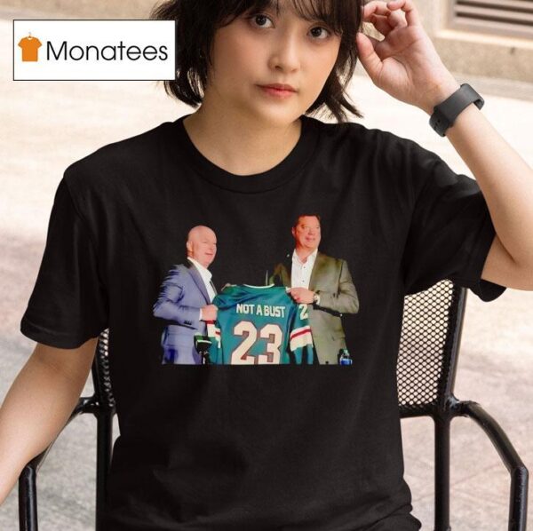 John Hynes Coach Not A Bust Marco Rossi Minnesota Wild Hockey T Shirt