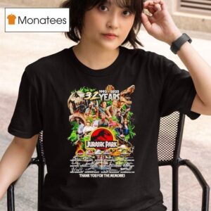 Jurassic Park Years Thank You For The Memories Signatures T Shirt