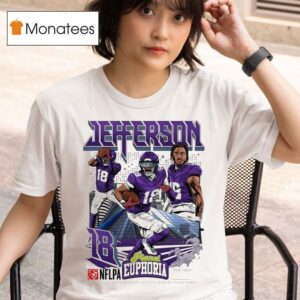 Justin Jefferson Planet Euphoria Baltimore Ravens T Shirt