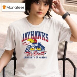 Kansas Jayhawks The Booth University Of Kansas Rock Chalk T Shirt