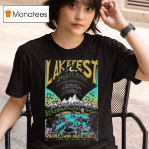 Lakefest Aug Ski Beach Park In Big Bear Lake Ca T Shirt
