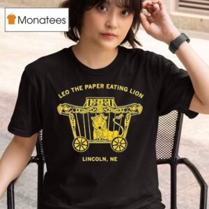 Leo The Paper Eating Lion Lincoln Ne T Shirt
