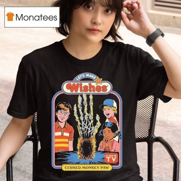 Let S Make Wishes Cursed Monkey Paw As Seen On Tv Hands T Shirt