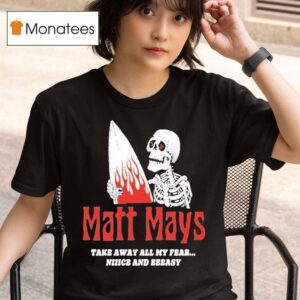 Matt Mays Take Away All My Fear Nice And Easy Skeleton T Shirt