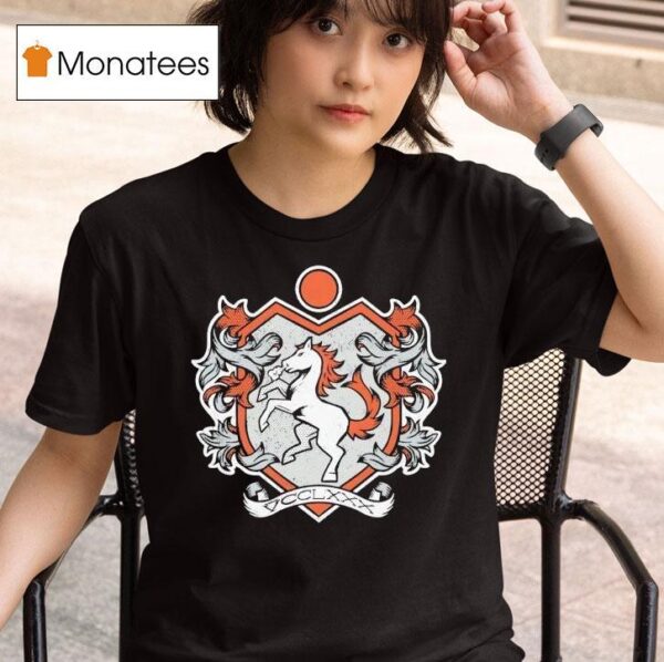 Medieval Shield Denver Broncos T Shirt