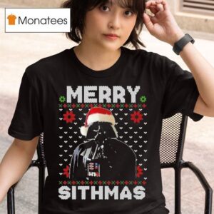 Merry Sithmas Darth Vader Ugly Holiday Christmas T Shirt