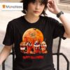 Miami Dolphins Happy Halloween Coffee T Shirt
