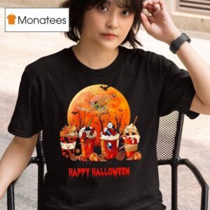 Miami Dolphins Happy Halloween Coffee T Shirt