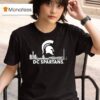 Michigan State Dc Spartans City Skyline T Shirt