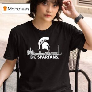 Michigan State Dc Spartans City Skyline T Shirt