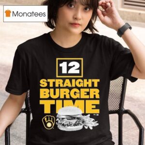 Milwaukee Brewers Straight Burger Time T Shirt