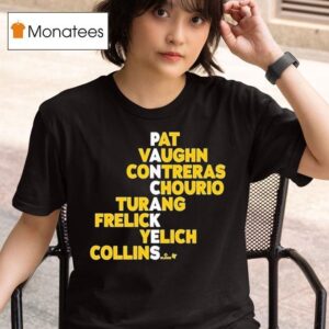 Milwaukee Brewers Pancakes Pat Vaughn Contreras Chourio Turang Frelick Yelich Collins Names T Shirt