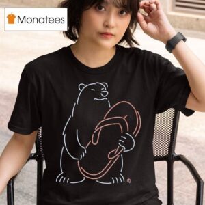 New York Mets Polar Bear Chancla Neon T Shirt