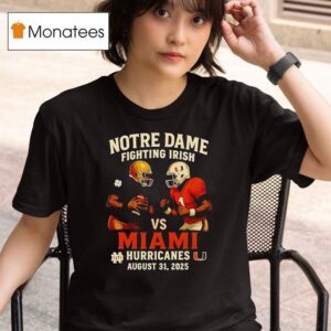 Notre Dame Fighting Irish Vs Miami Hurricanes T Shirt