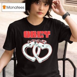 Obey Cuffs Hearts T Shirt