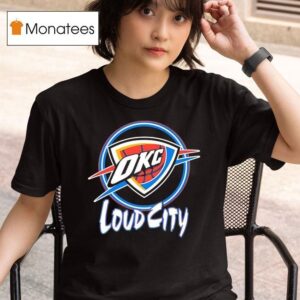 Oklahoma City Thunder Loud City Logo T Shirt
