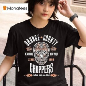 Orange County Choppers Newburgh New York Sugar Skull T Shirt