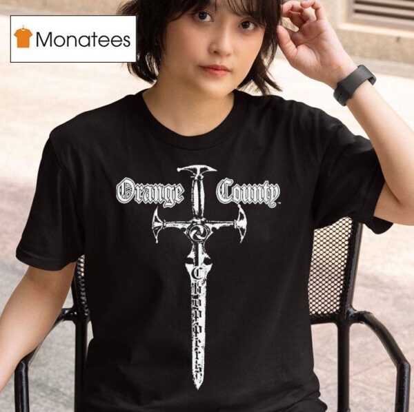 Orange County Choppers Sword And Razor T Shirt