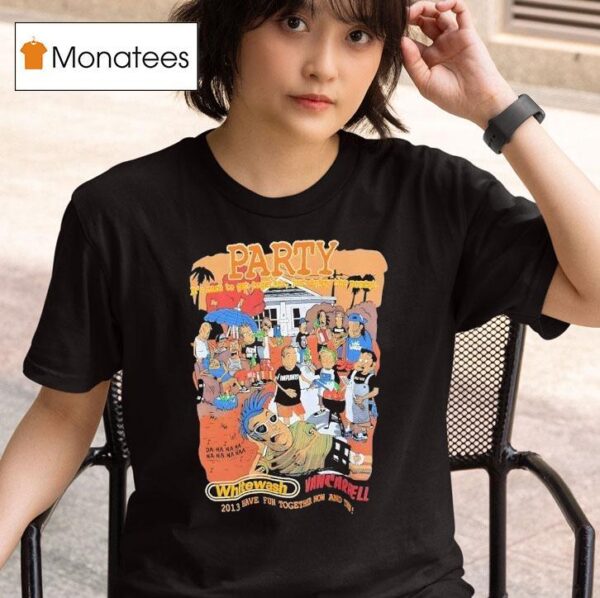 Party It S Rare To Get Together Just Enjoy The Moment White Wash Vancarhell T Shirt